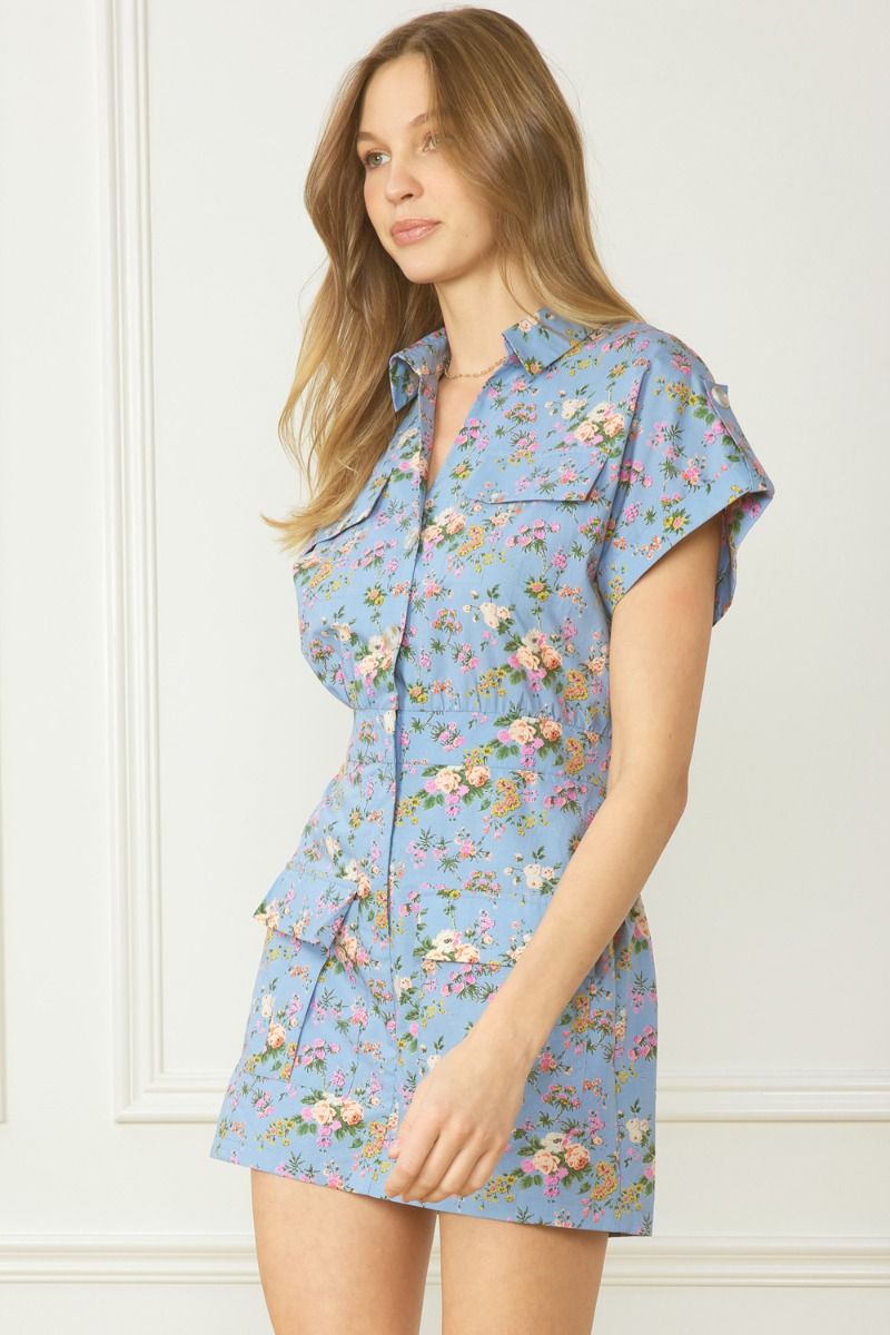 Floral skort romper 2025
