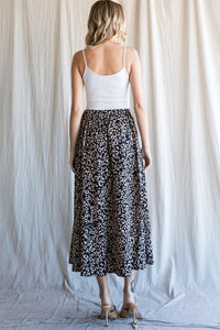 Fierce Leopard Print Skirt