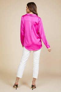 Beautifully You Neon Pink Blouse