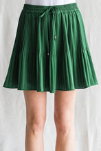 Penelope Pleated Green Skirt