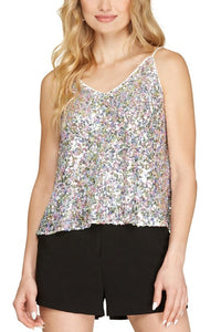 I'm the Catch Sequin Cami