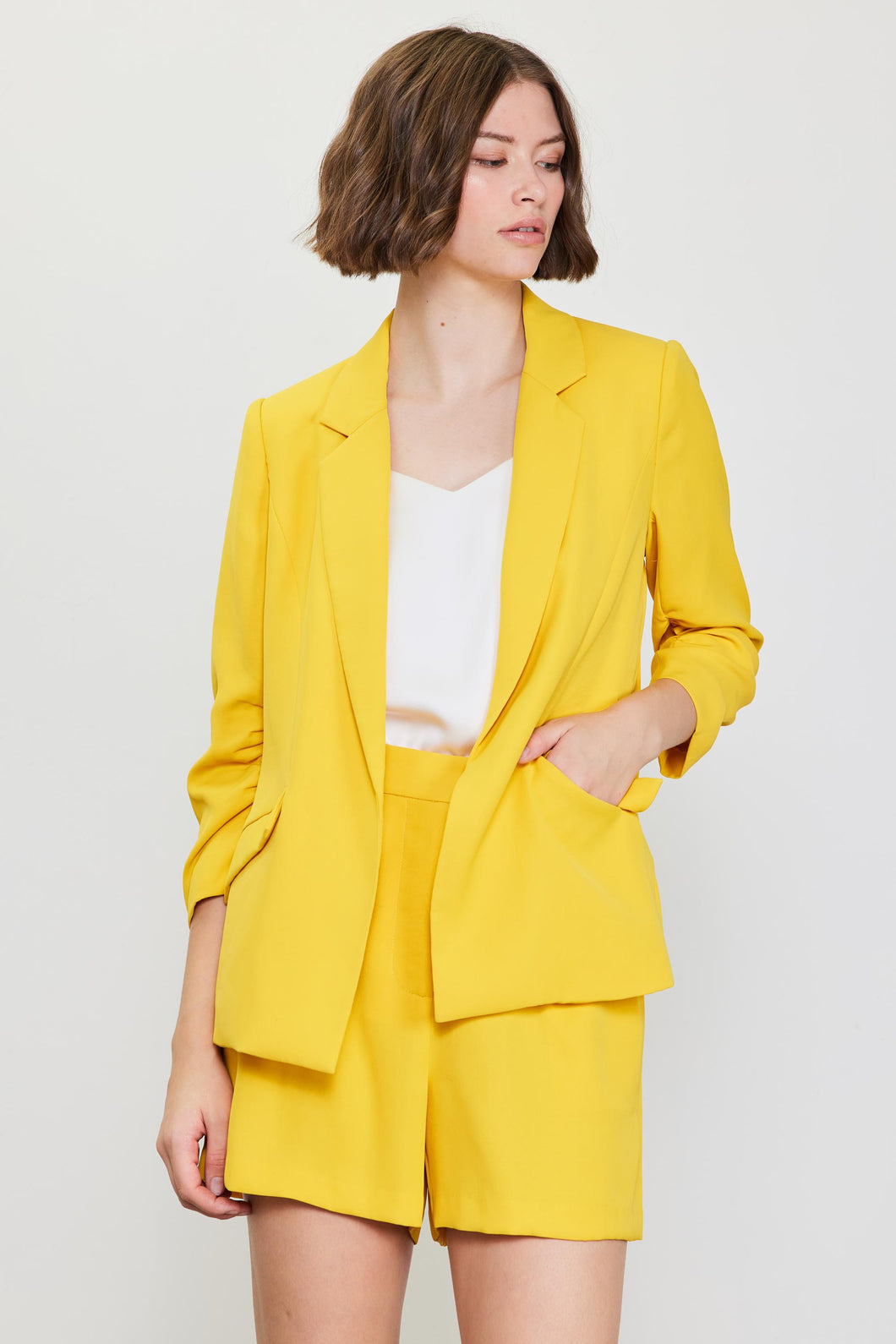 Lemon Squeezy Yellow Blazer