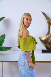 Blown Away Bow Crop Top