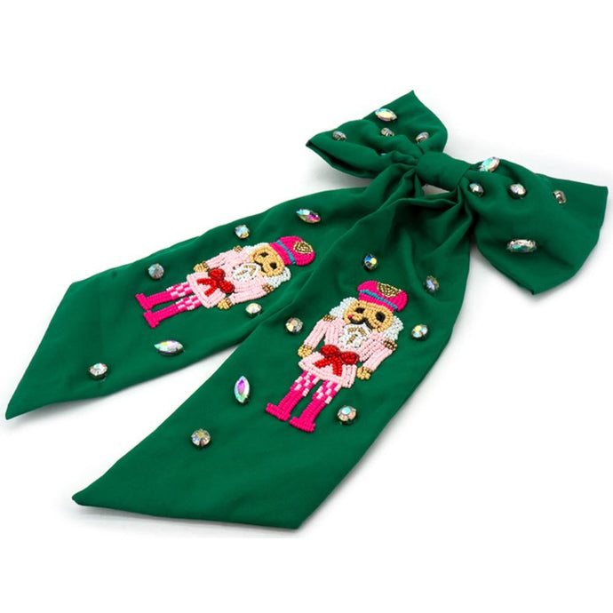 Nutcracker Hair Bow