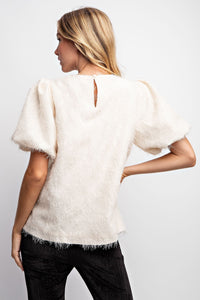 Falling For You Tinsel Blouse