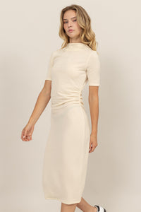 Simplistic Sophistication Midi Dress - Ivory