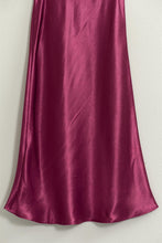 Sangria Satin Skirt