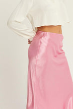 Rosario Rose Satin Skirt