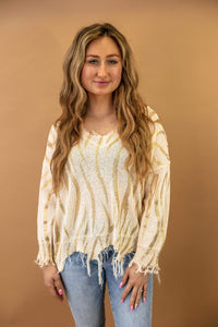 Diana Distressed Long Sleeve