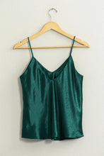 Valentina Silk Tank - Teal