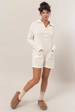 Kamille Kozy Romper - Ivory