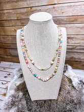 Colorful Beaded Stacked Necklace