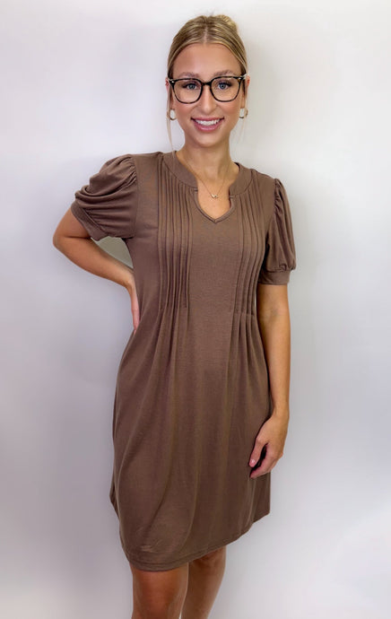 Bianca Dress in Brown