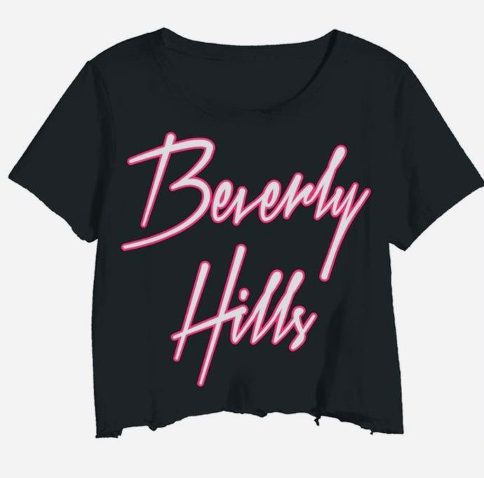 Beverly Hills crop tee