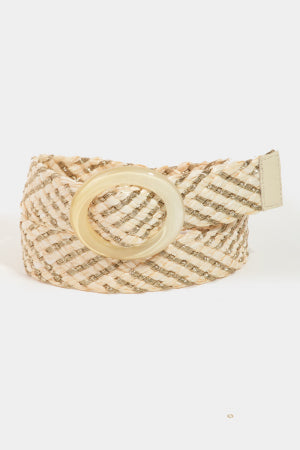 Braided Buckle Belt