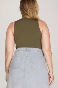 Olive You Bodysuit - Curvy