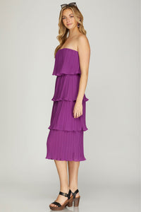 Petunia Purple Tier Dress