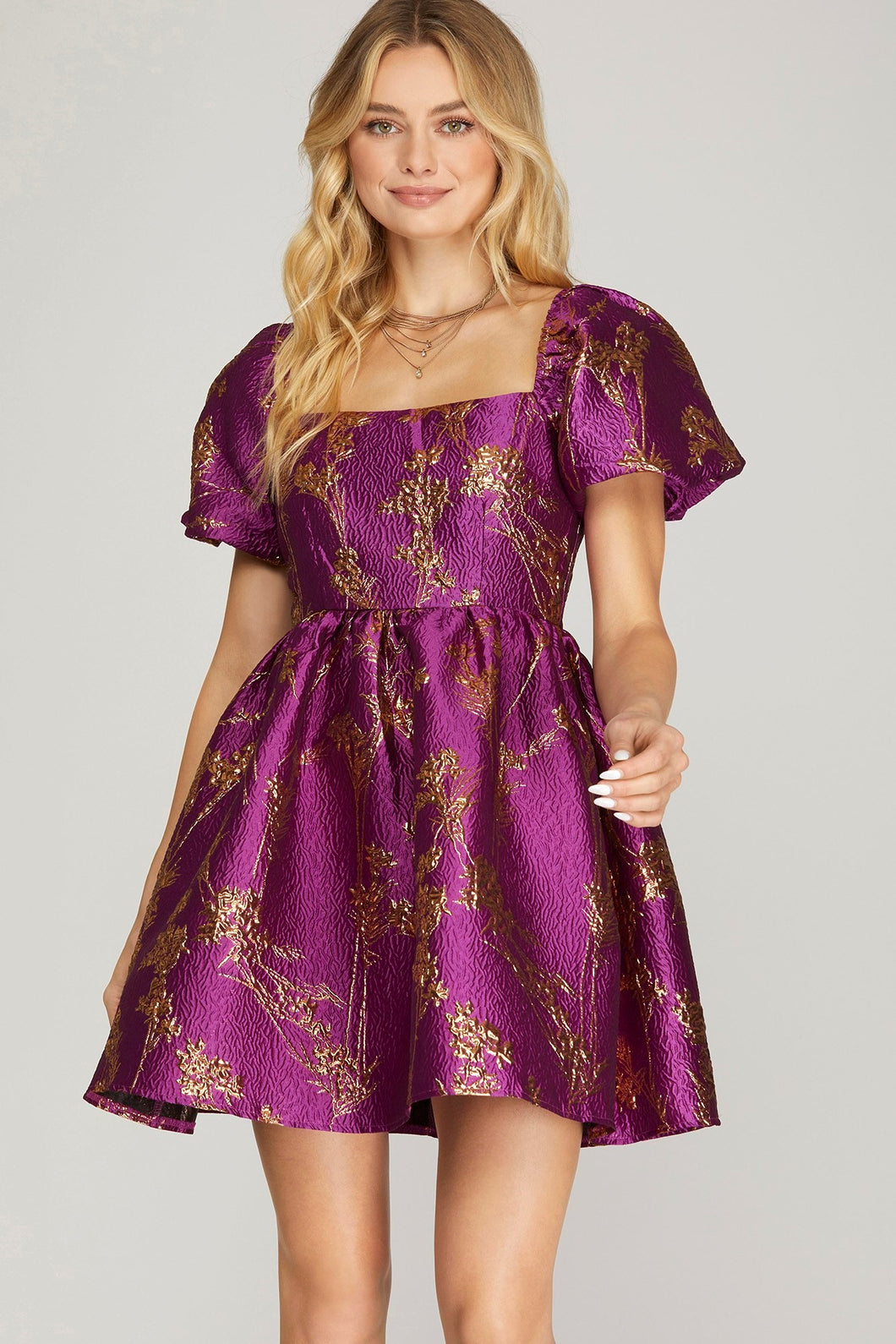 Petunia Puff Sleeve Dress