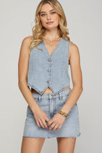 Denim Blues Vest