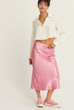 Rosario Rose Satin Skirt