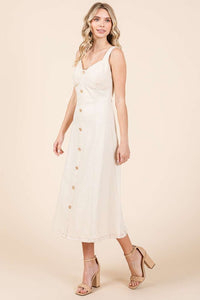 Tavitha Twill Midi Dress