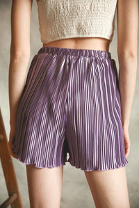 Light 'Em Up Lavender Shorts