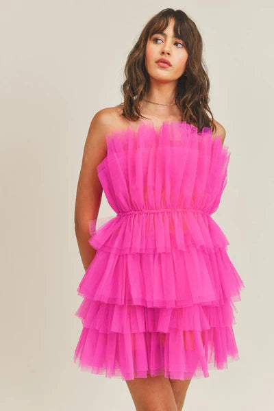 To-tulle Perfection Dress - Pink