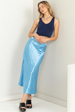 Feeling Blue Midi Skirt