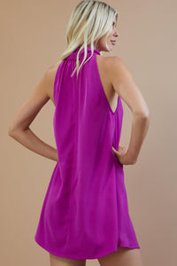 Penelope Purple Knot Dress